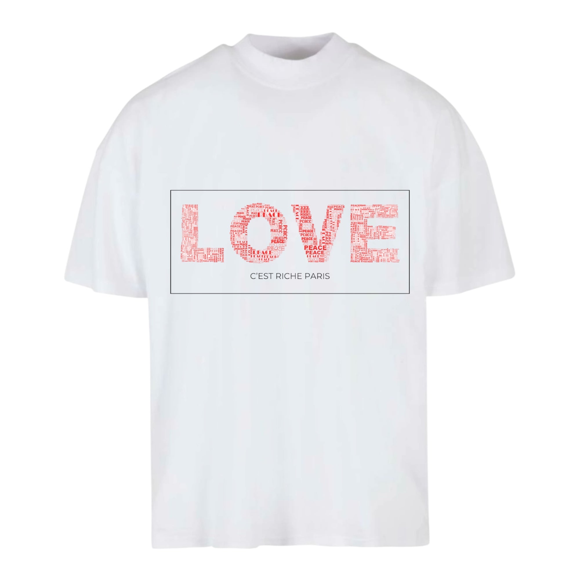 T-SHIRT BLANC OVERSIZE LOVE