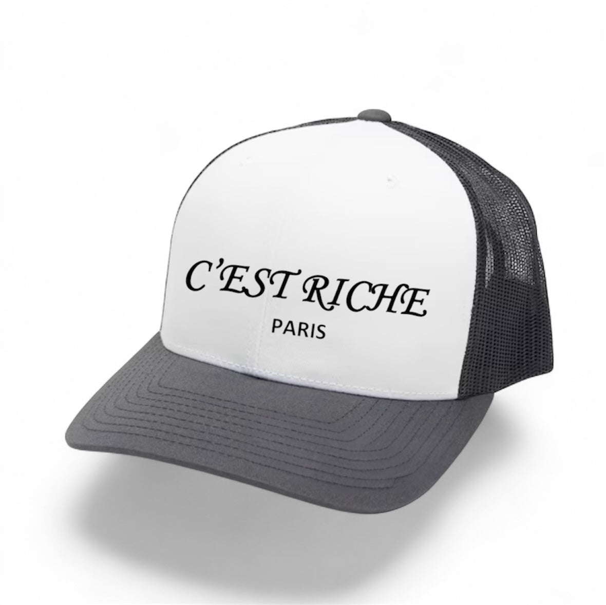 CASQUETTE WHITE & GREY